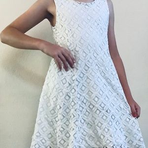 Beachy White Formal Dress